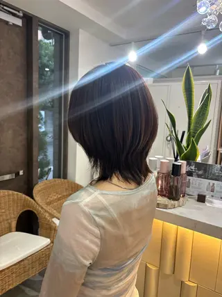 セミロング ボブ/ハイライト🦓 /harukaのヘアスタイル