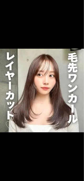 ミディアム カラー TOI所属・内野 龍海 / レイヤーカットのヘアスタイル