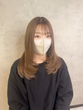 セミロング KAEDE🎀 縮毛矯正＆パーマ特化のヘアスタイル