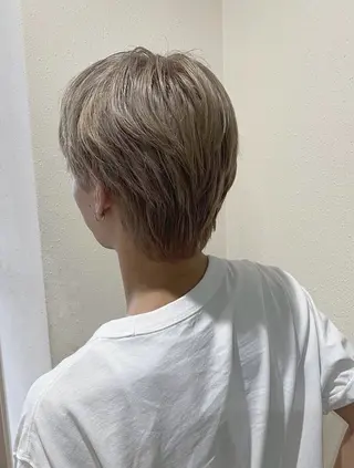 ショート ブリーチ/ハイトーン 心斎橋/honokaのヘアスタイル