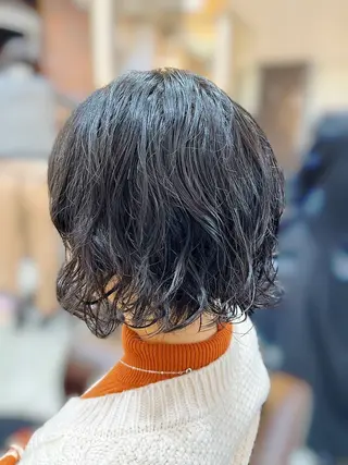 ミディアム パーマ VANCOUNCIL 松本のヘアスタイル