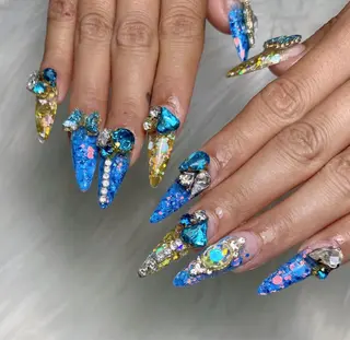 ネイル スカルプ💅🏻 /ホワイトニングのネイルデザイン