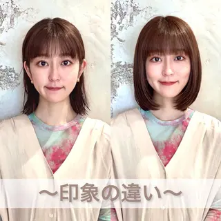 ショート カラー パーマ ヘアアレンジ 🌈小顔似合わせ SHIHO🌈のヘアスタイル
