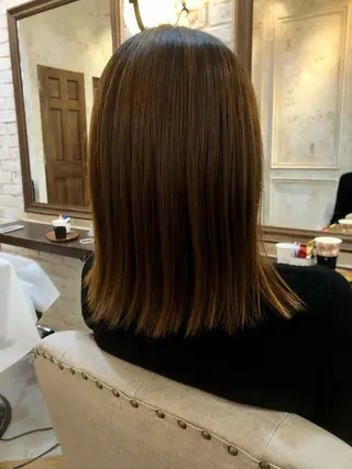 ミディアム 鷺沼駅徒歩1分 キシタクのヘアスタイル