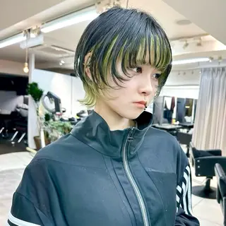 ショート カラー Hiroto/表参道 /ブリーチカラー⚡️のヘアスタイル