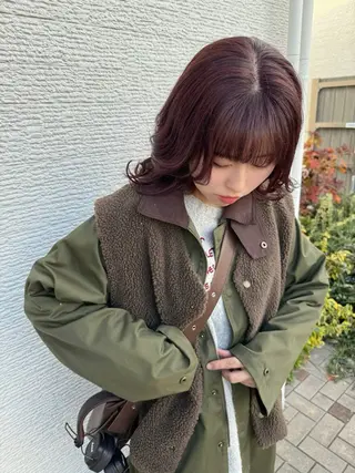 ミディアム yuimarl切田 はじめ✨のヘアスタイル