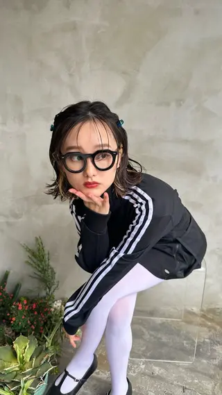 ミディアム カラー 山田 裕介のヘアスタイル