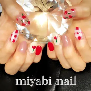 ネイル miyabi nail 桂川駅近くのネイルデザイン