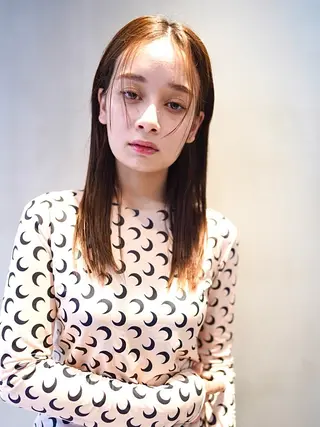 セミロング カラー メンズ特化美容師/ すなおのヘアスタイル