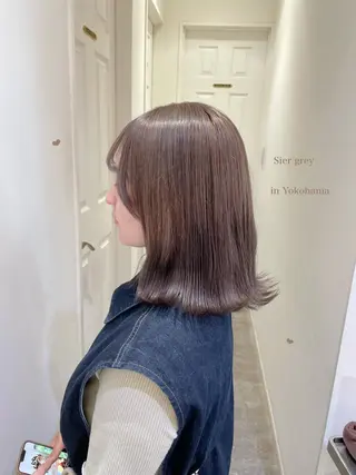ミディアム カラー シールエクステ横浜 🐏☁️miminaのヘアスタイル