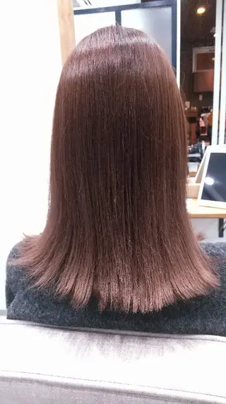 セミロング 髪質改善 salon セキグチのヘアスタイル
