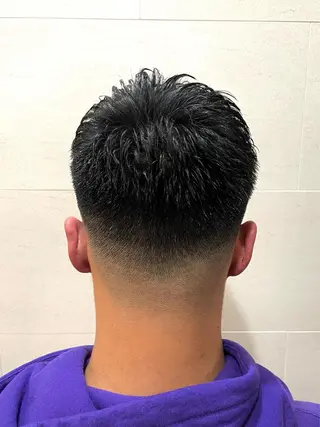 ショート メンズ Graceful BarBer platinum所属・無料メンズカット💈 遠山泰輝のヘアスタイル