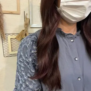 カラー 堀谷 彩花のヘアスタイル
