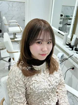 セミロング カラー ParveMix┊ 太田 千尋🎀🪽のヘアスタイル