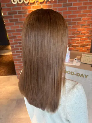 セミロング カラー 武本 佑衣のヘアスタイル