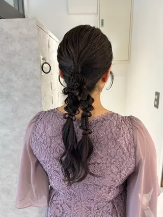 ヘアアレンジ Nana/透けカラー ×似合わせカットのヘアスタイル