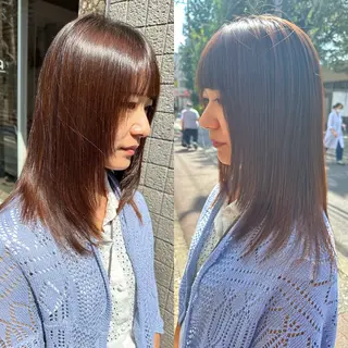 ロング 宇都 唯のヘアスタイル
