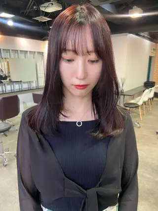 カラー 地毛風艶カラー🌿 喜多夏海のヘアスタイル