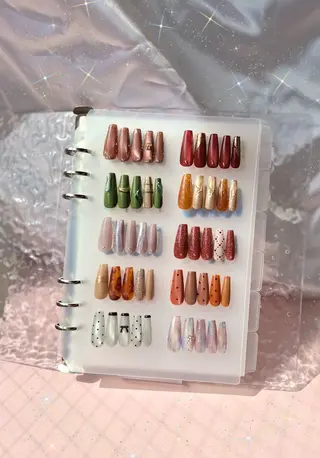 ネイル yume 大人ガーリーネイルのネイルデザイン