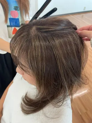 ミディアム 透明感カラー🫧/ レイヤー/髪質改善のヘアスタイル