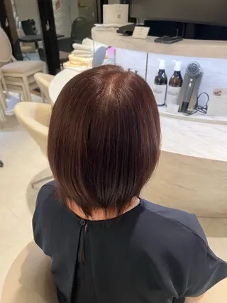 カラー 井上 香朋のヘアスタイル