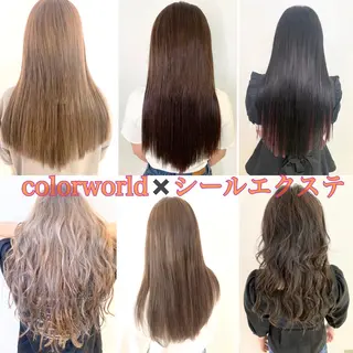 ロング eyelush color world庄内駅前所属・シールエクステ／豊中 吉田孝司のヘアスタイル