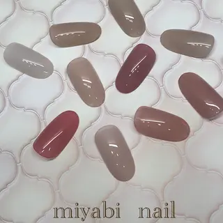 ネイル miyabi nail 桂川駅近くのネイルデザイン