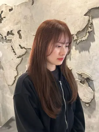 ミディアム カラー ナチュラル🕰️銀座 /Ruko🌱のヘアスタイル