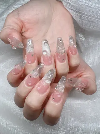 ネイル Lee Nails チップ長さだし専門店のネイルデザイン