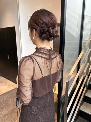 ロング ヘアアレンジ mao | 柔らか艶カラー🫧のヘアスタイル