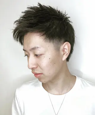 ショート メンズ メンズヘア特化 崎田 成人のヘアスタイル