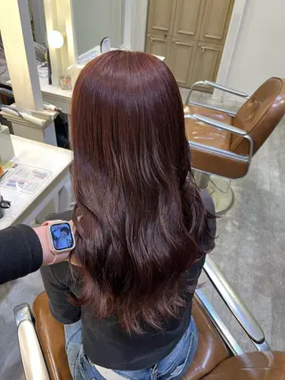 カラー エクステ🎀 暖色カラー🎀amiのヘアスタイル