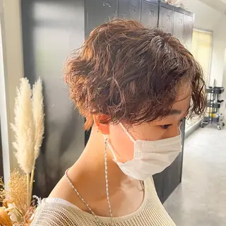 ショート カラー パーマ ヘアアレンジ メンズ キッズ ネイル マツエク・マツパ 大人スタイル 太田のヘアスタイル