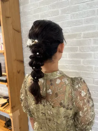 ロング ヘアアレンジ Topstylist YUKIのヘアスタイル