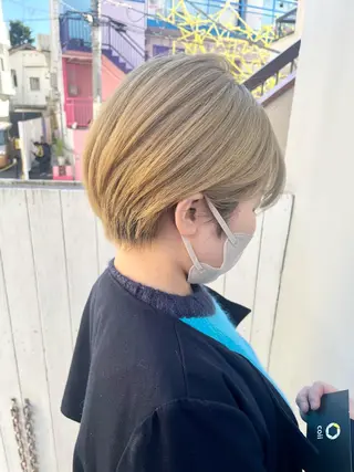 ショート 🤎指名No.1原宿 表参道coii日向花のヘアスタイル