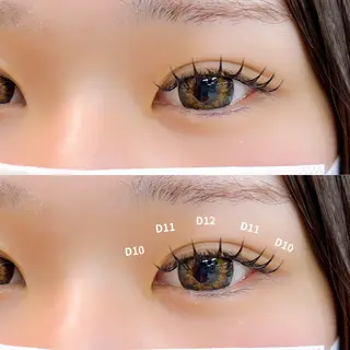 マツエク・マツパ MIGNON 冨田　当日予約のみのマツエク・マツパデザイン