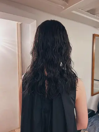 ロング パーマ 似合わせパーマ 🌼カンナのヘアスタイル