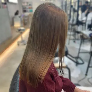 ロング カラー メンズパーマ/ メッシュ📍ユリのヘアスタイル
