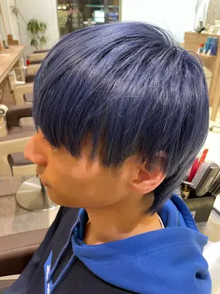 ショート カラー メンズ 髪質改善・縮毛矯正 Taijuのヘアスタイル