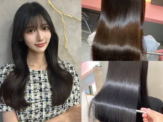 ロング 池袋/韓国/レイヤー 髪質改善/村上けいとのヘアスタイル