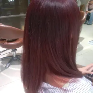 カラー 田辺 侑未のヘアスタイル