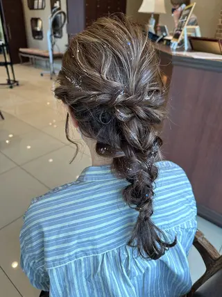 ロング カラー 丸山 香のヘアスタイル