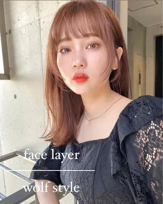 ミディアム カラー 似合わせレイヤー 🇰🇷荒木洋文のヘアスタイル