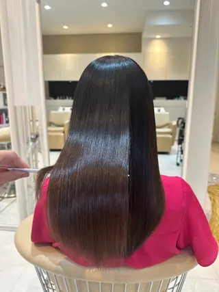 ミディアム カラー パーマ ヘアアレンジ Watai 艶髪 當間 大知のヘアスタイル