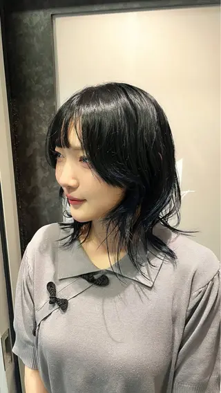 ミディアム カラー 新宿/ヘアカラー AiNAのヘアスタイル