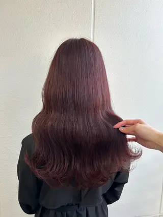 カラー サラ艶/韓国ヘア ︎🌟璃奈 (リナ)のヘアスタイル