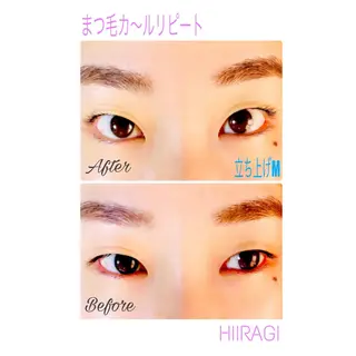 マツエク・マツパ 美容室 HIIRAGIのマツエク・マツパデザイン