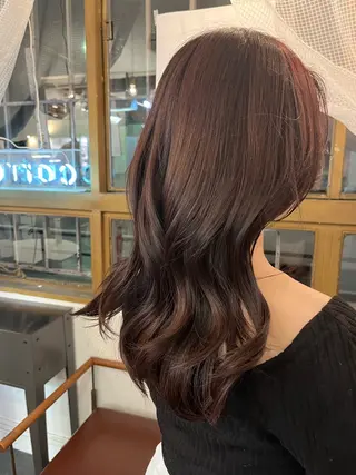 ロング 艶髪color💎髪 質改善ストレート大吉のヘアスタイル