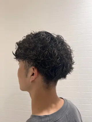 パーマ メンズ 🫧ショート/ボブ ✄﻿mana🫧のヘアスタイル