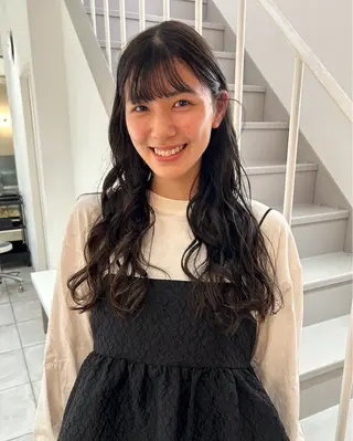 ロング パーマ hanabi /melt西梅田のヘアスタイル